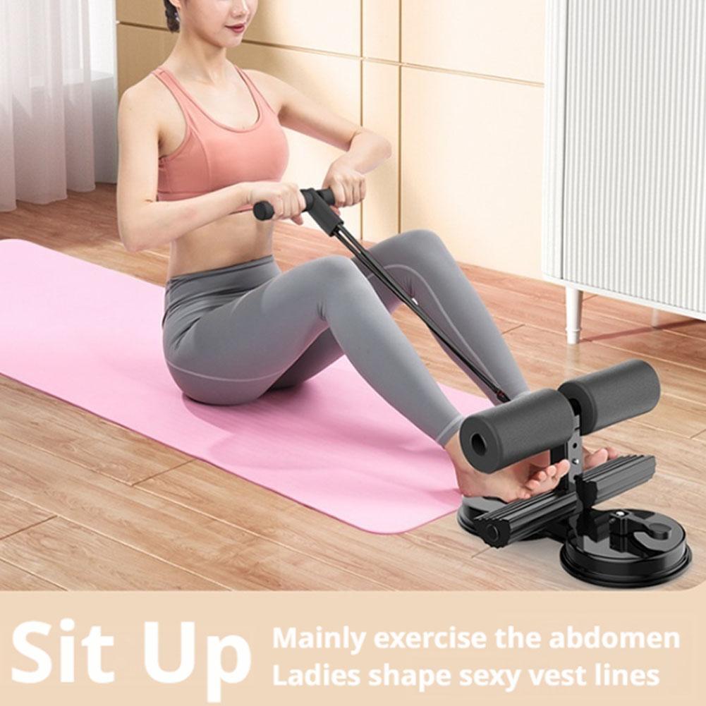 Ab Roller Wheel With Elbow Support - Double Suction Cup Sit Up Assistant