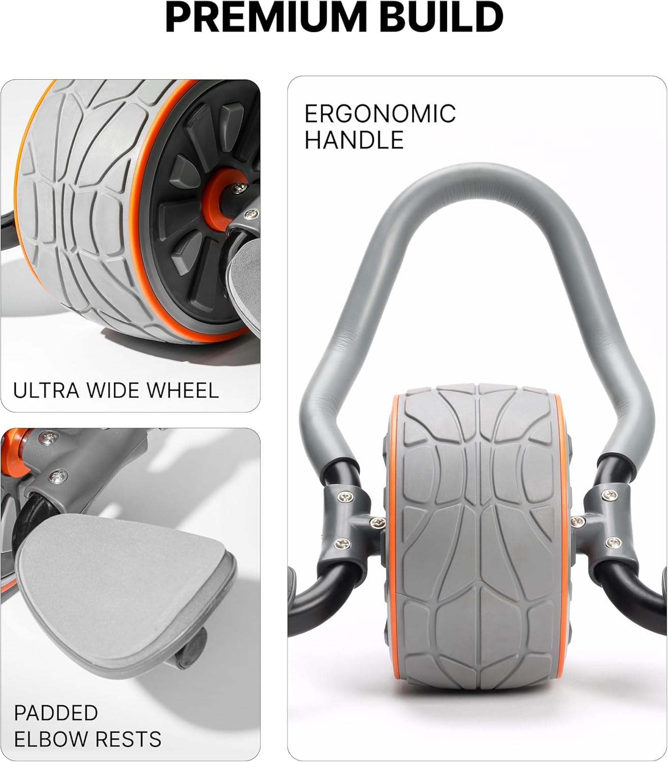 DMoose Fitness Ab Roller Wheel - Ab Roller Wheel With Elbow Support 评论和价格