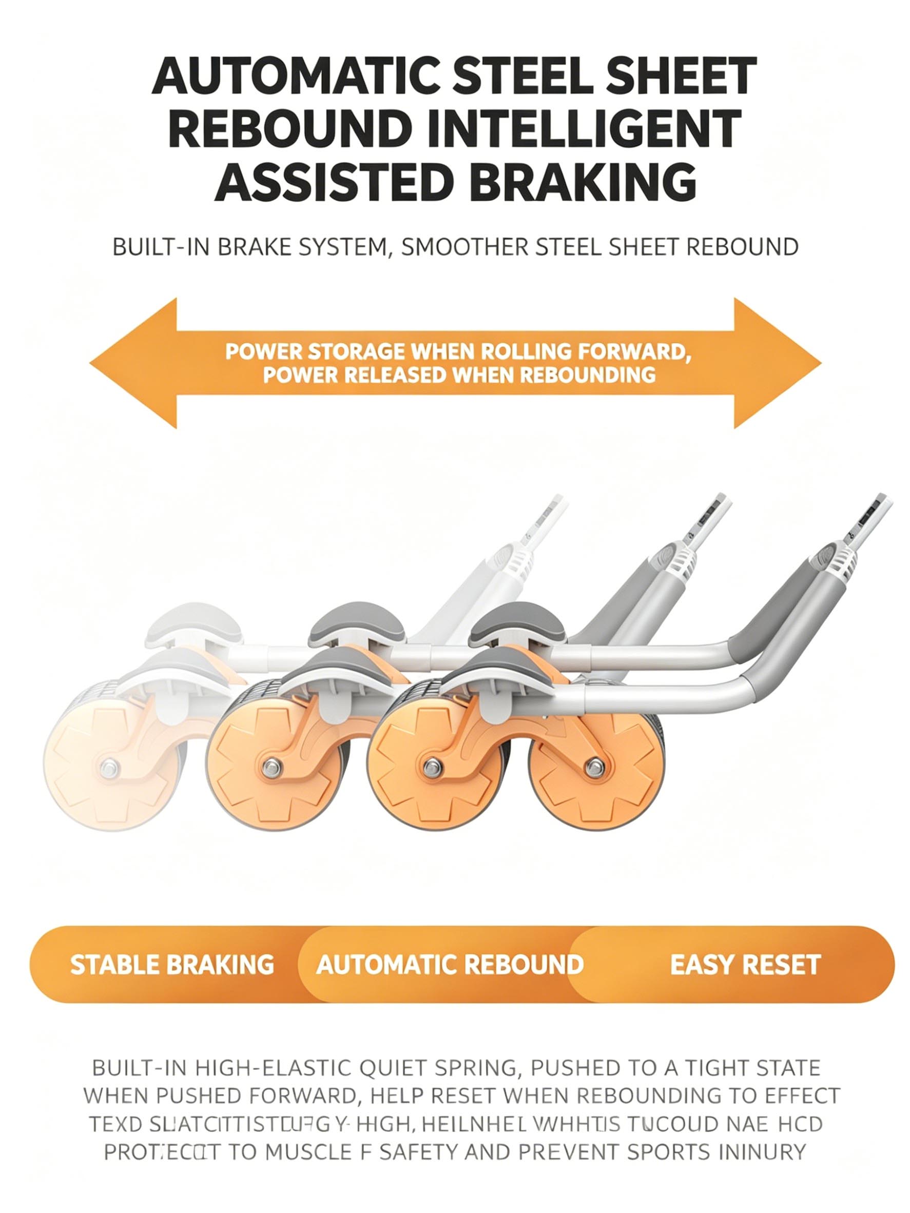 Elbow Support Abdominal Roller - Ab Roller Wheel With Elbow Support 评论和价格