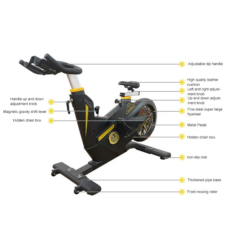 4-Level Adjustable Belt Drive  - Exercise Bike Magnetic Resistance 评论和价格