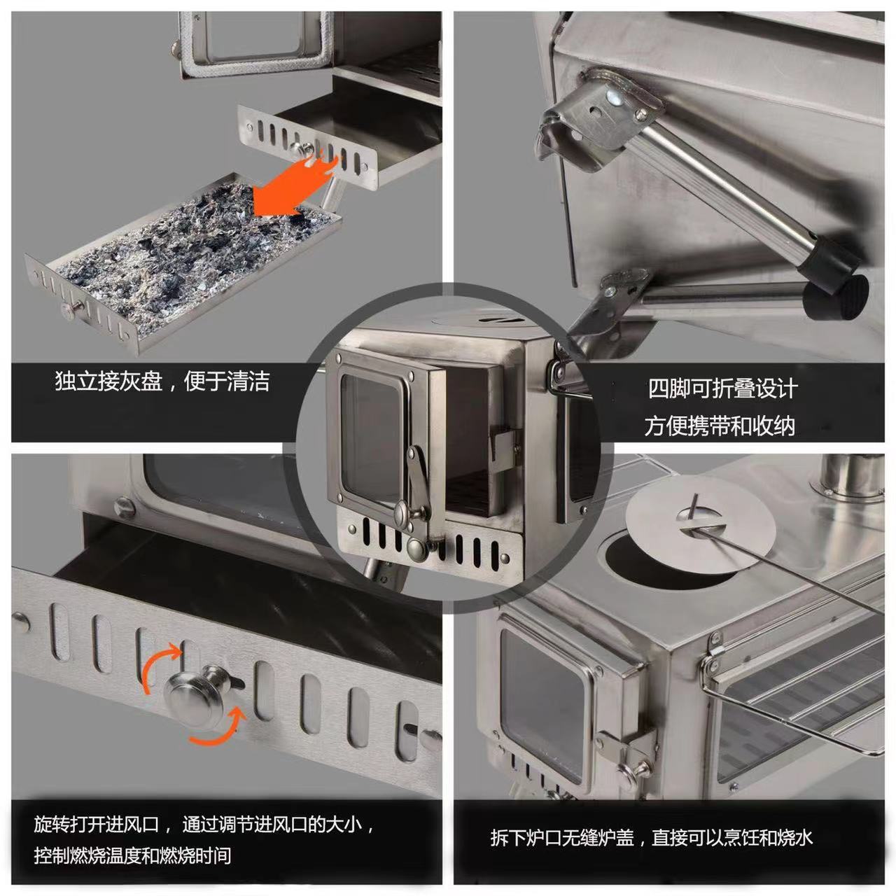 Outdoor camping Stainless stee - Camping 评论和价格