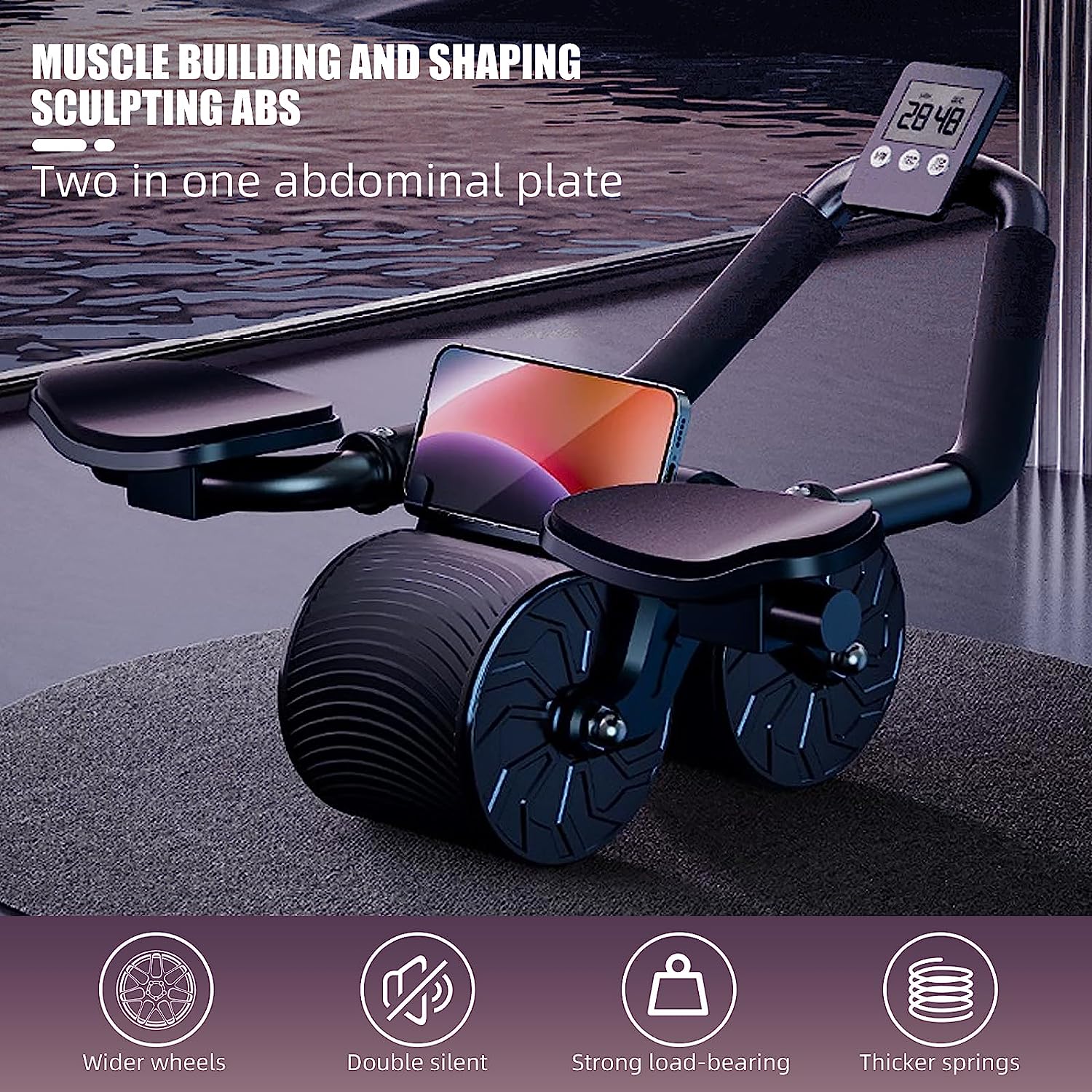 Elbow Support Automatic Reboun - Ab Roller Wheel With Elbow Support 评论和价格