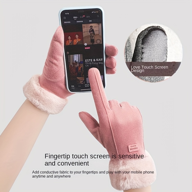 Women Touch Screen Gloves Fash - Cycling 评论和价格